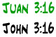 Juan 3:16 | John 3:16