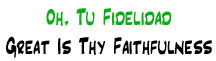 Oh, Tu Fidelidad | Great is Thy Faithfulness